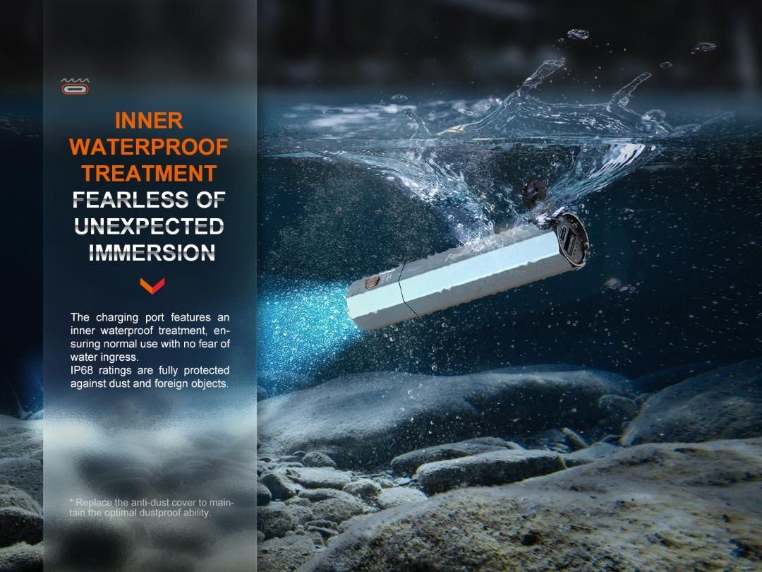 Fenix E-CP 1600 Lumens Power Bank Flashlight
