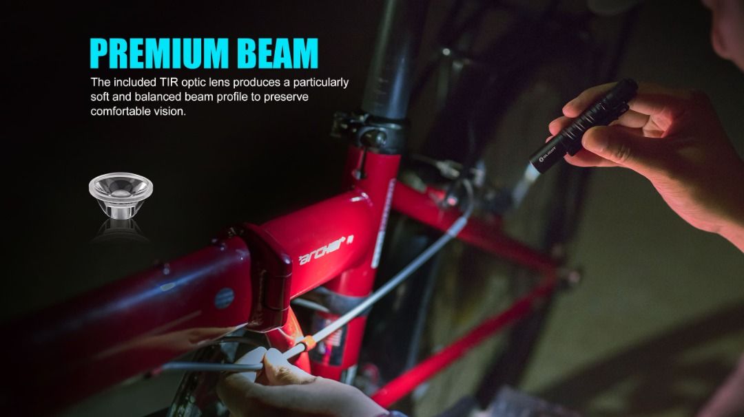 (Limited Edition) Olight i3T Pinwheel Blue Everyday Carry Flashlight