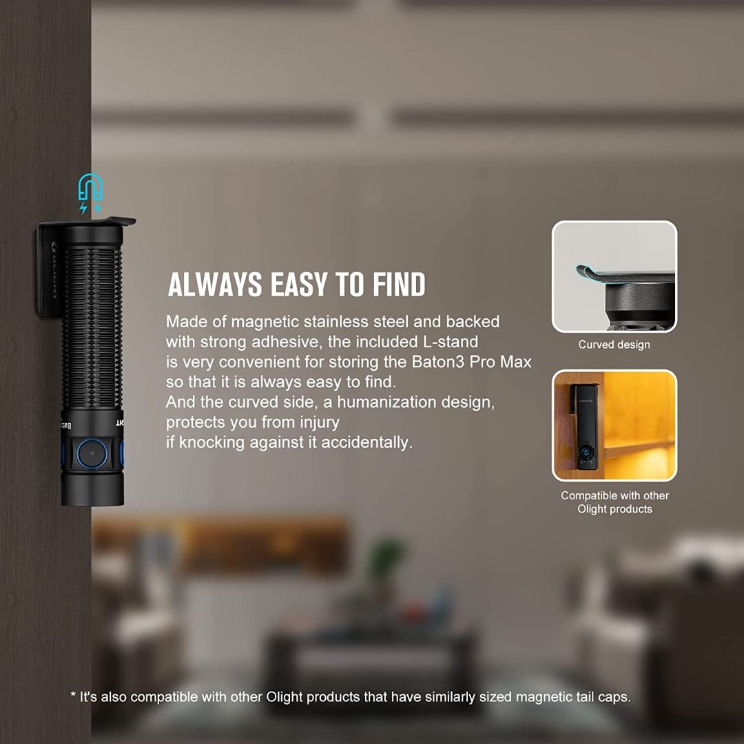 Olight Baton 3 Pro Max Everyday Carry Flashlight_2500 Lumens