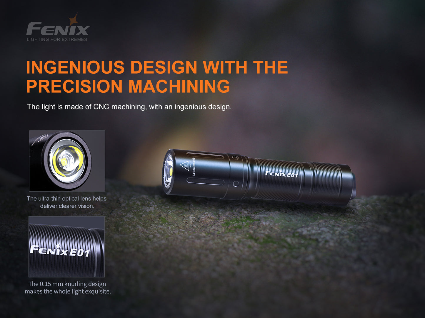 Fenix E01 V2.0 Keychain Flashlight