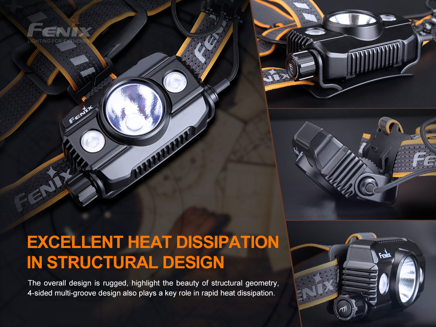 Fenix HP30R V2 High Performance Headlamp - 3000 Lumens