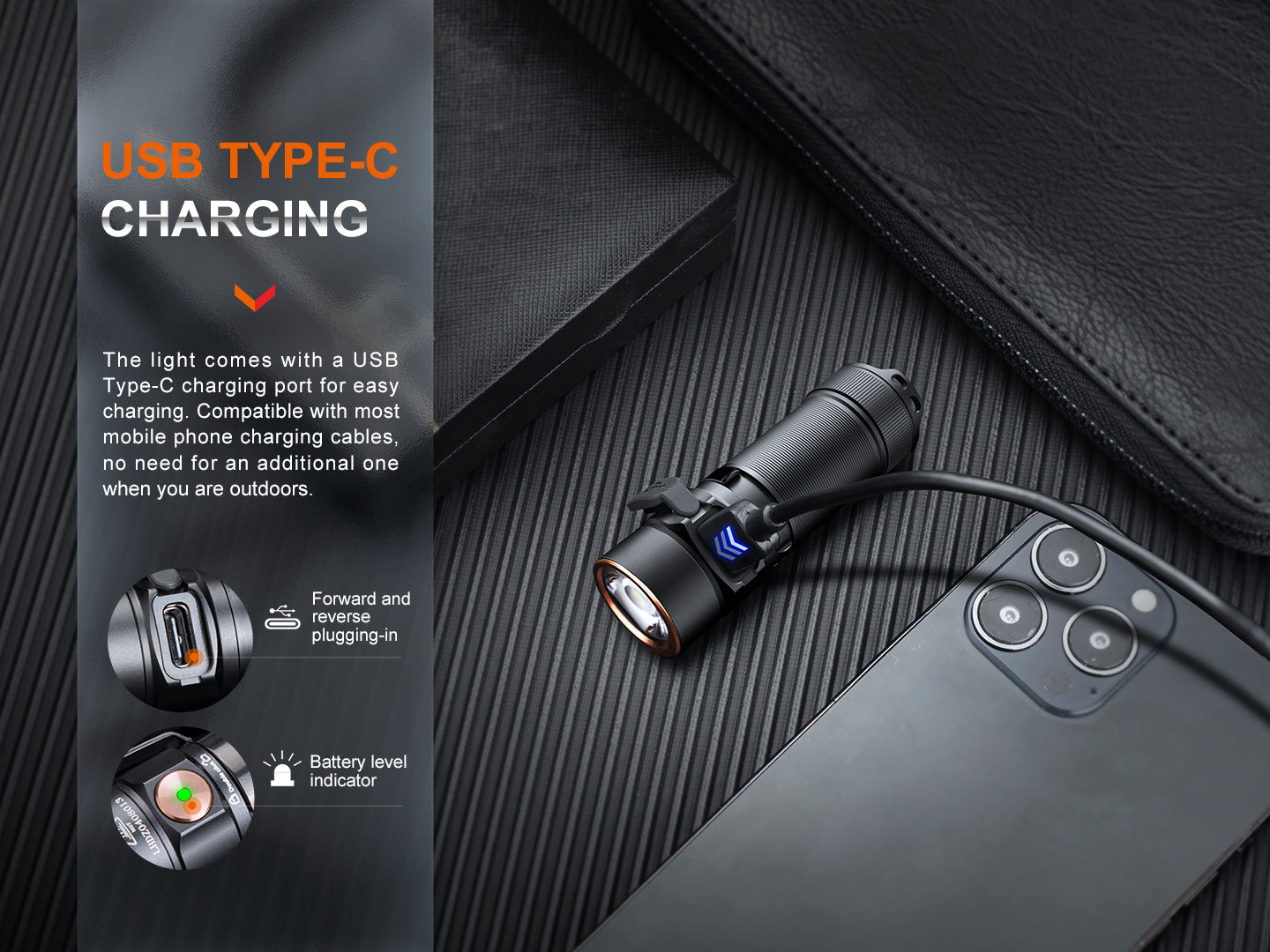 Fenix E18R V2 Ultra Compact High Performance EDC Flashlight