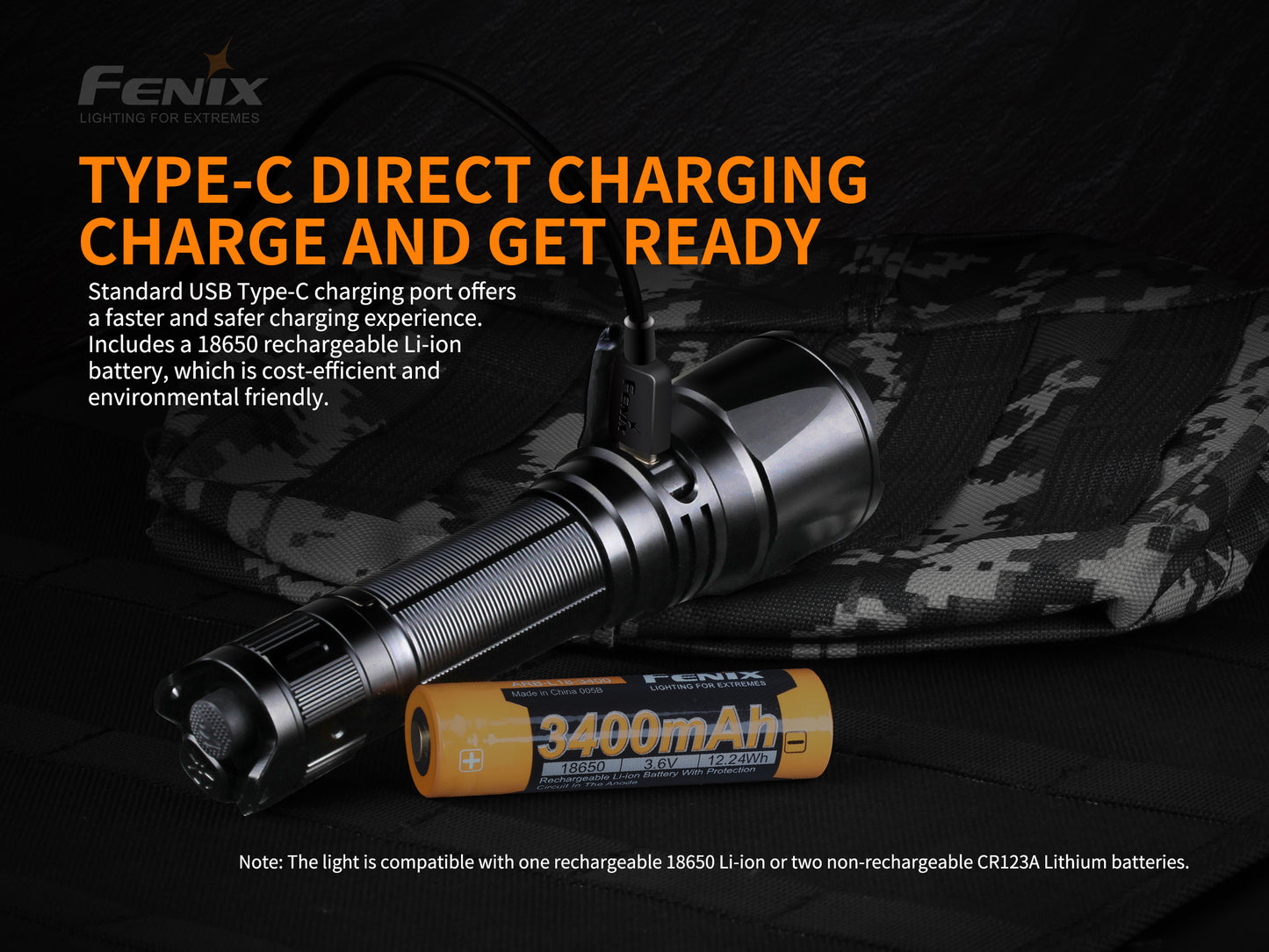 Fenix TK26R Triple Colored Flashlight