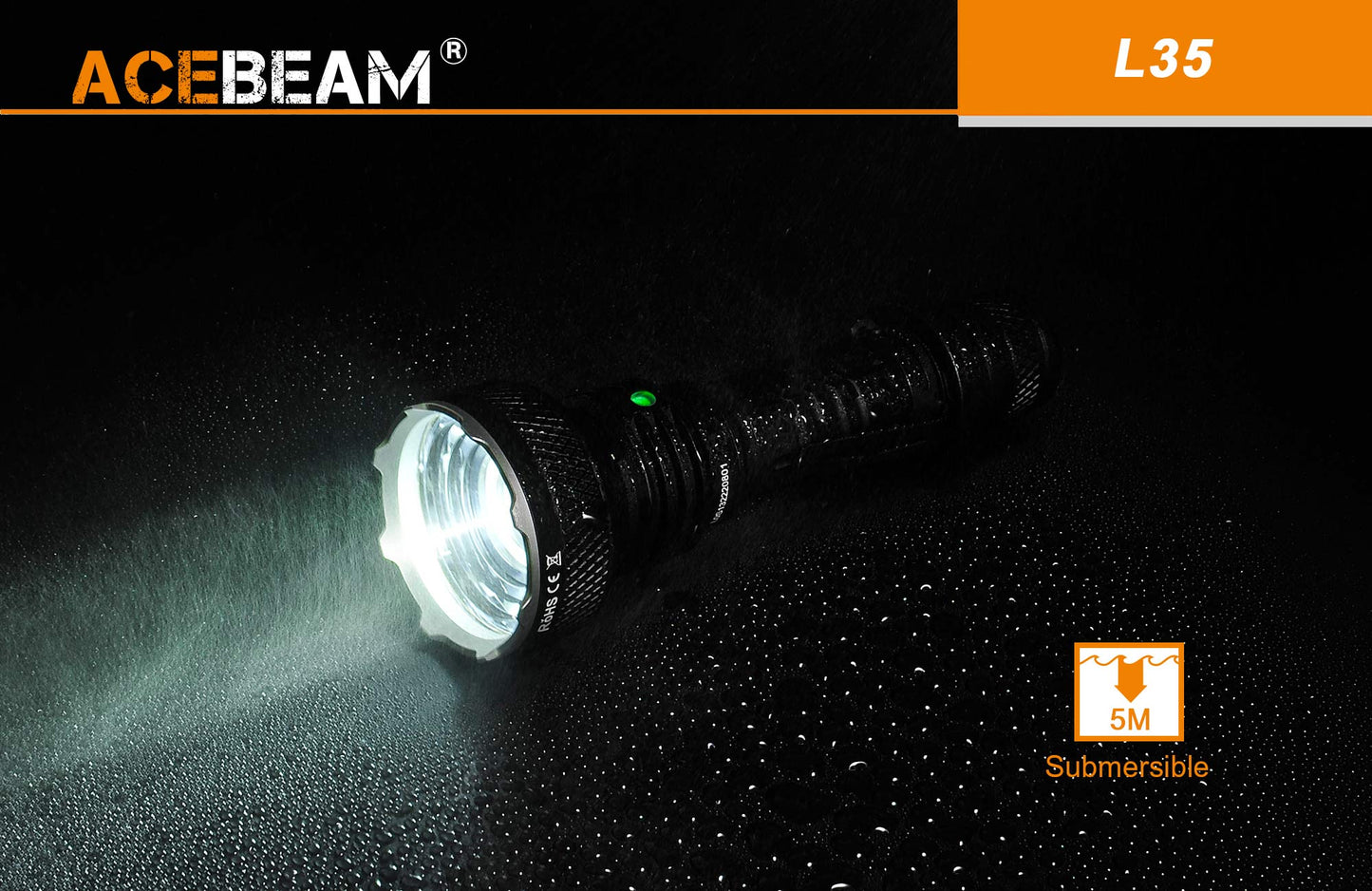 Acebeam L35 LED Flashlight_5,000 Lumens
