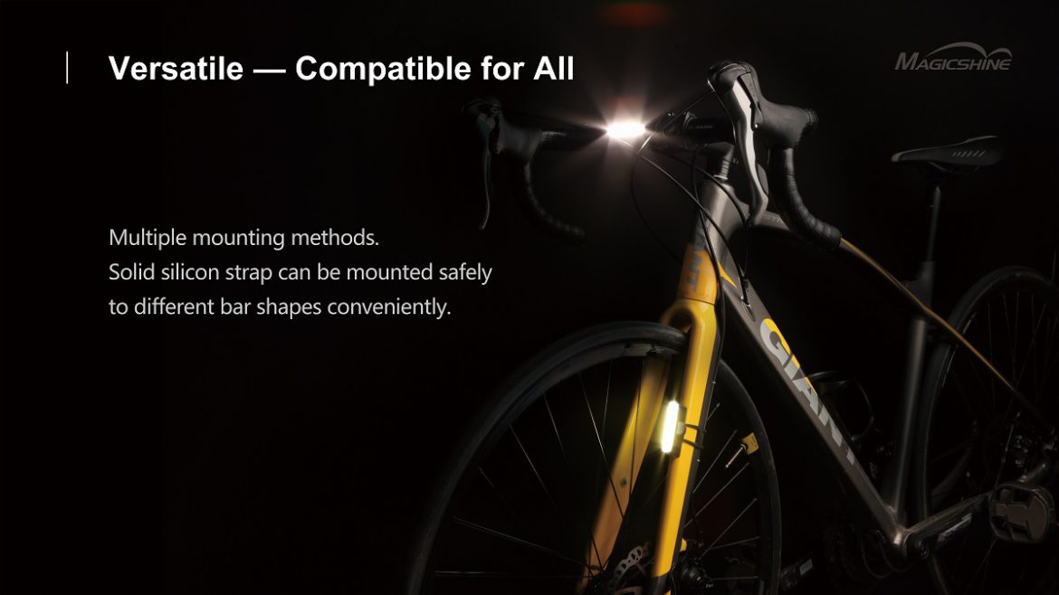 Magicshine SEEMEE 30 Bicycle Rear Light in Red & Front Warning Light in White (Twin Pack)