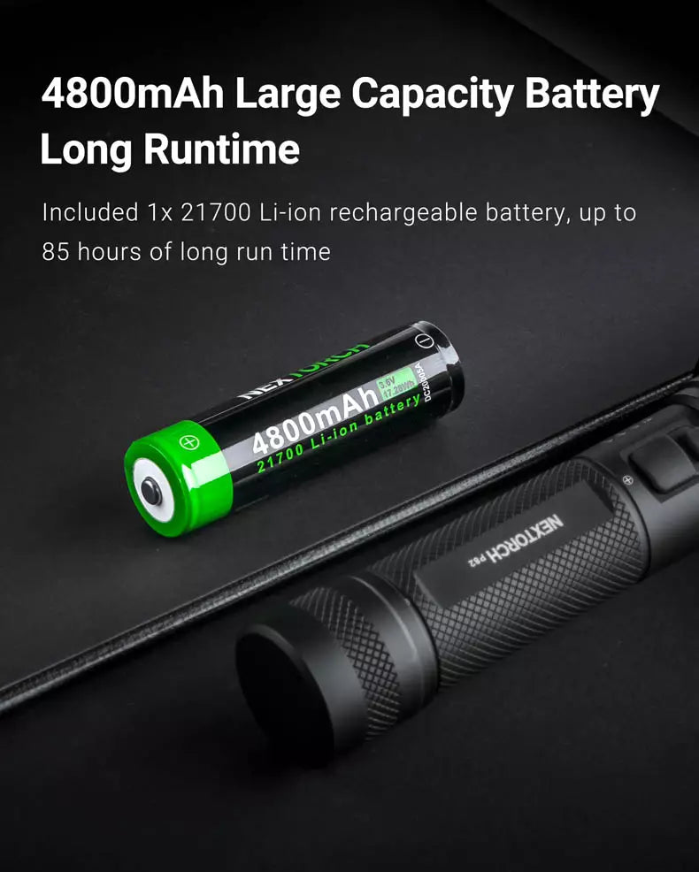 Nextorch P82 Long Thow Rechargeable LED Flashlight