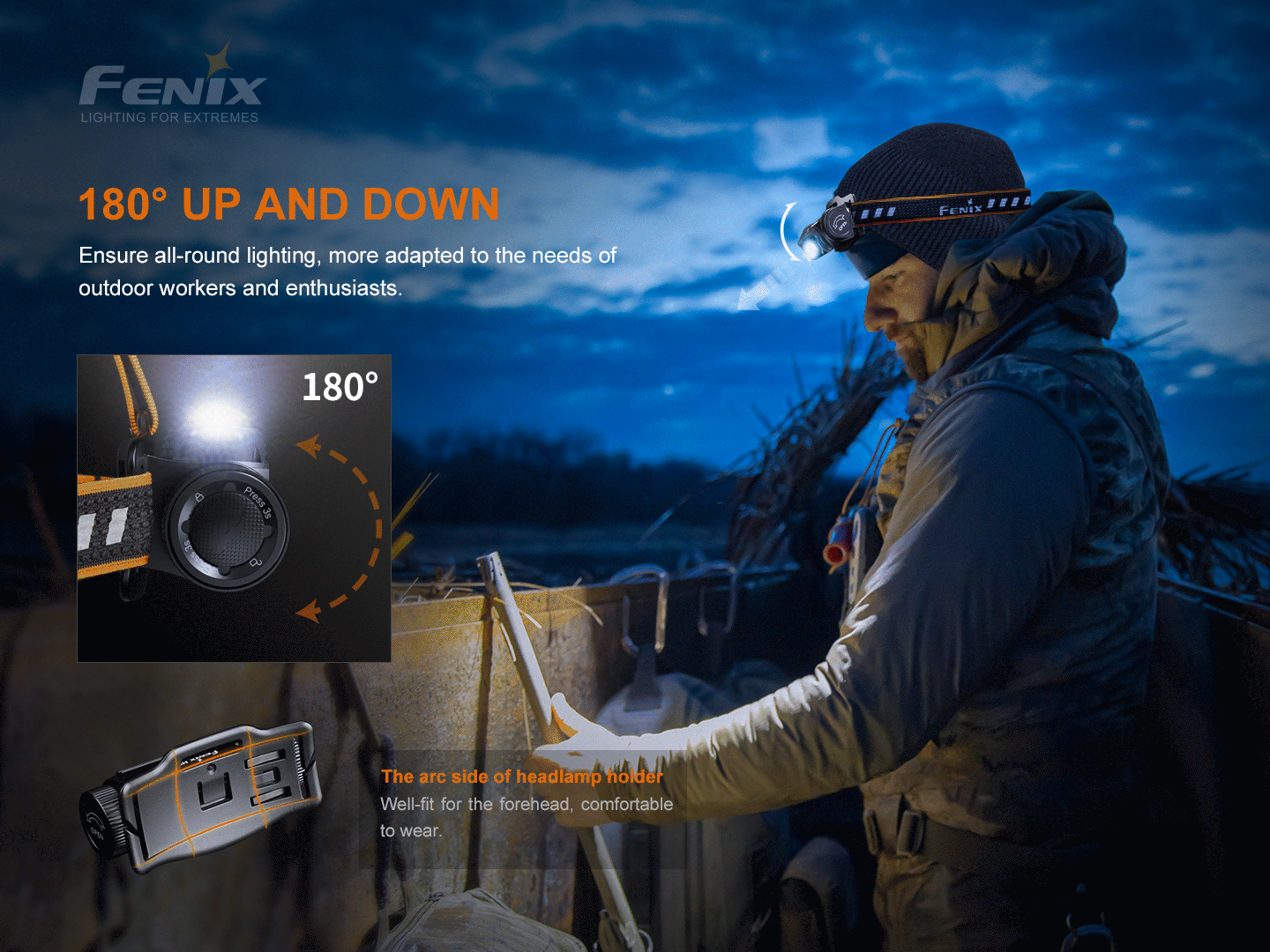 Fenix HM60R Intelligent Frequency-Sensing Outdoor Headlamp