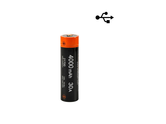 Acebeam IMR 21700 Li-ion Rechargeable Battery 30A - 4,000 mAh