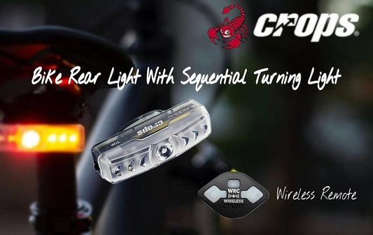 Crops Japan Bike Rear Light with Sequential Turning Signal