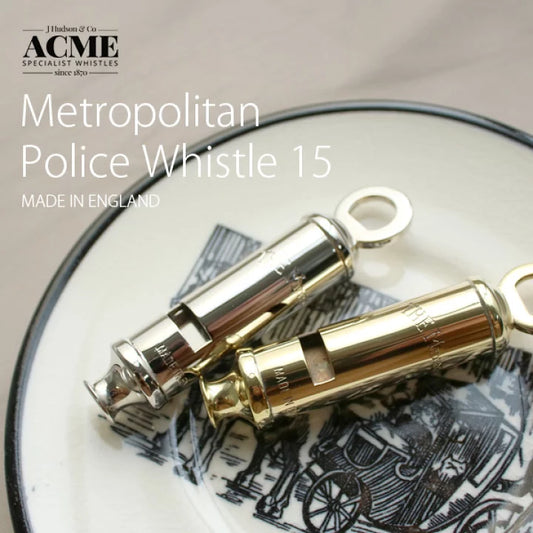 ACME Metropolitan Police Whistle - Available in Nickel Plated / Polished Brass