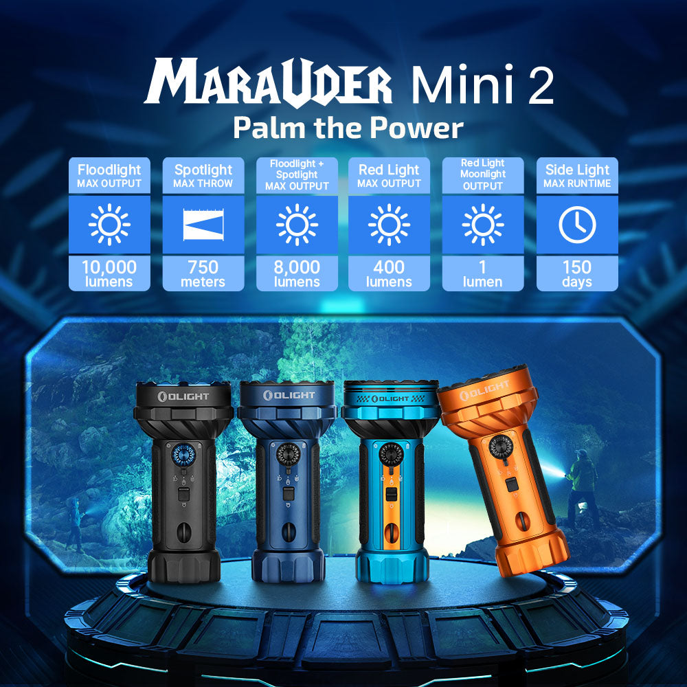 [Limited Edition] Olight Marauder Mini 2 Roadster High Power Compact Flashlight