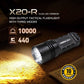 Acebeam X20-R Compact High Power Tactical Flashlight [10,000 Lumens]