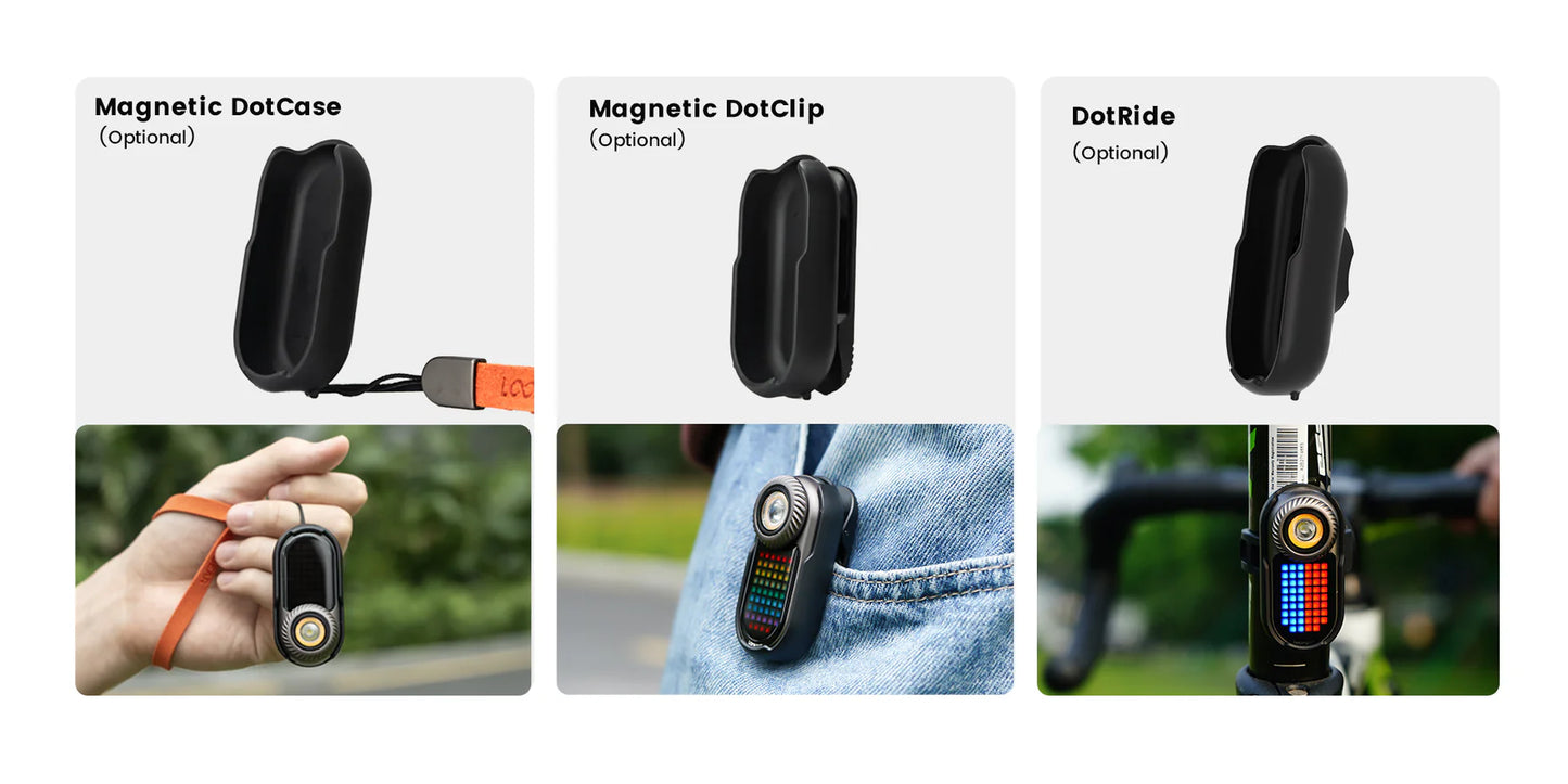 Loop Gear Loopdot Pixel Display EDC Fidget Flashlight