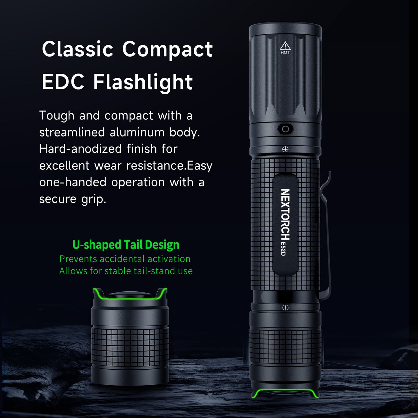 Nextorch E52D High Performance Rechargeable Flashlight [3,700 Lumens I 280 Meters Throw]