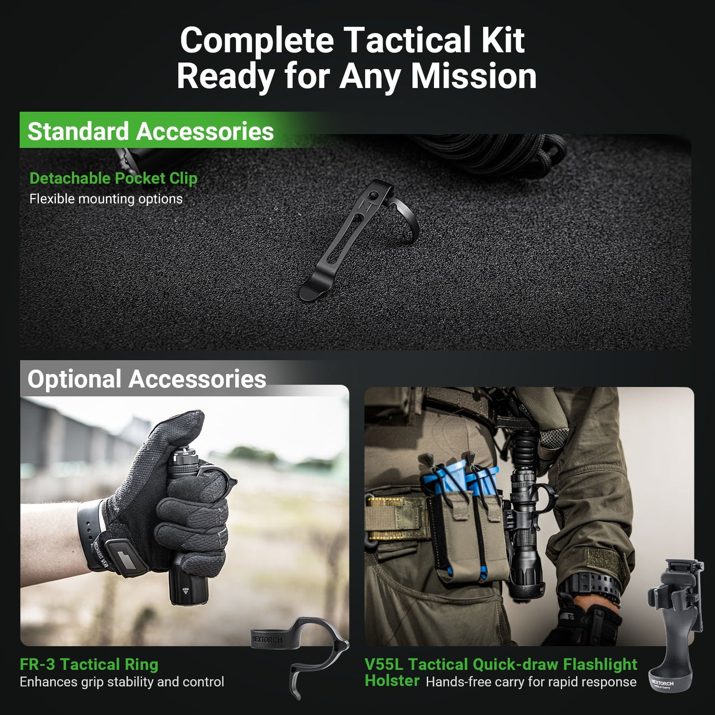 Nextorch TA30D Max [4,000 Lumens] Tactical Flashlight