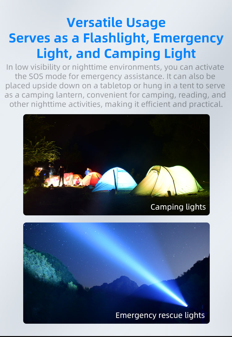 Klarus A3 Zoomable Flashlight (2,200 Lumens I 750 Meters)