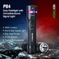 Nextorch P84 [3000 Lumens] LED Flashlight With Red & Blue Auxiliary Lights