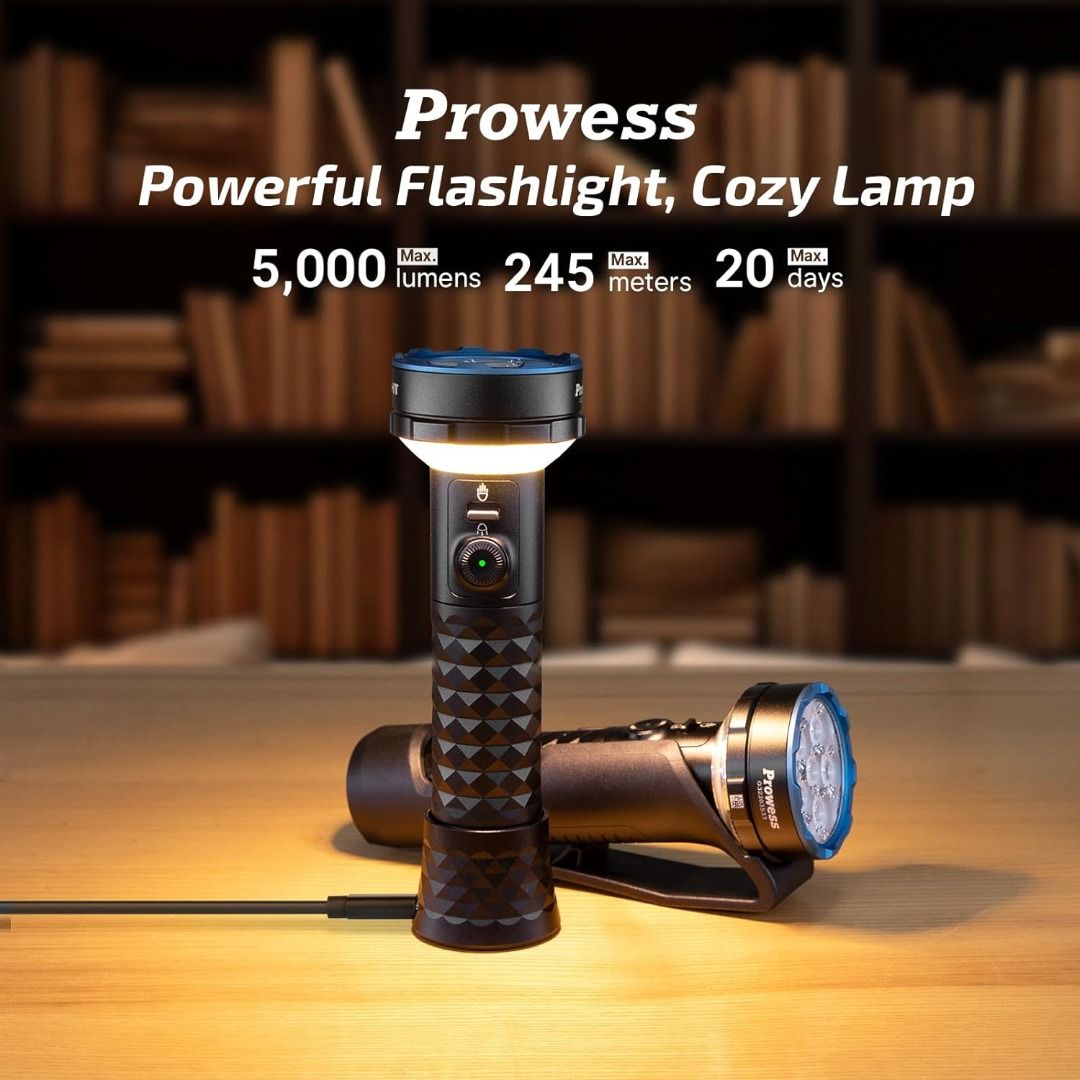 Olight Prowess 5,000 Lumens Flashlight + 800 Lumens Area Light