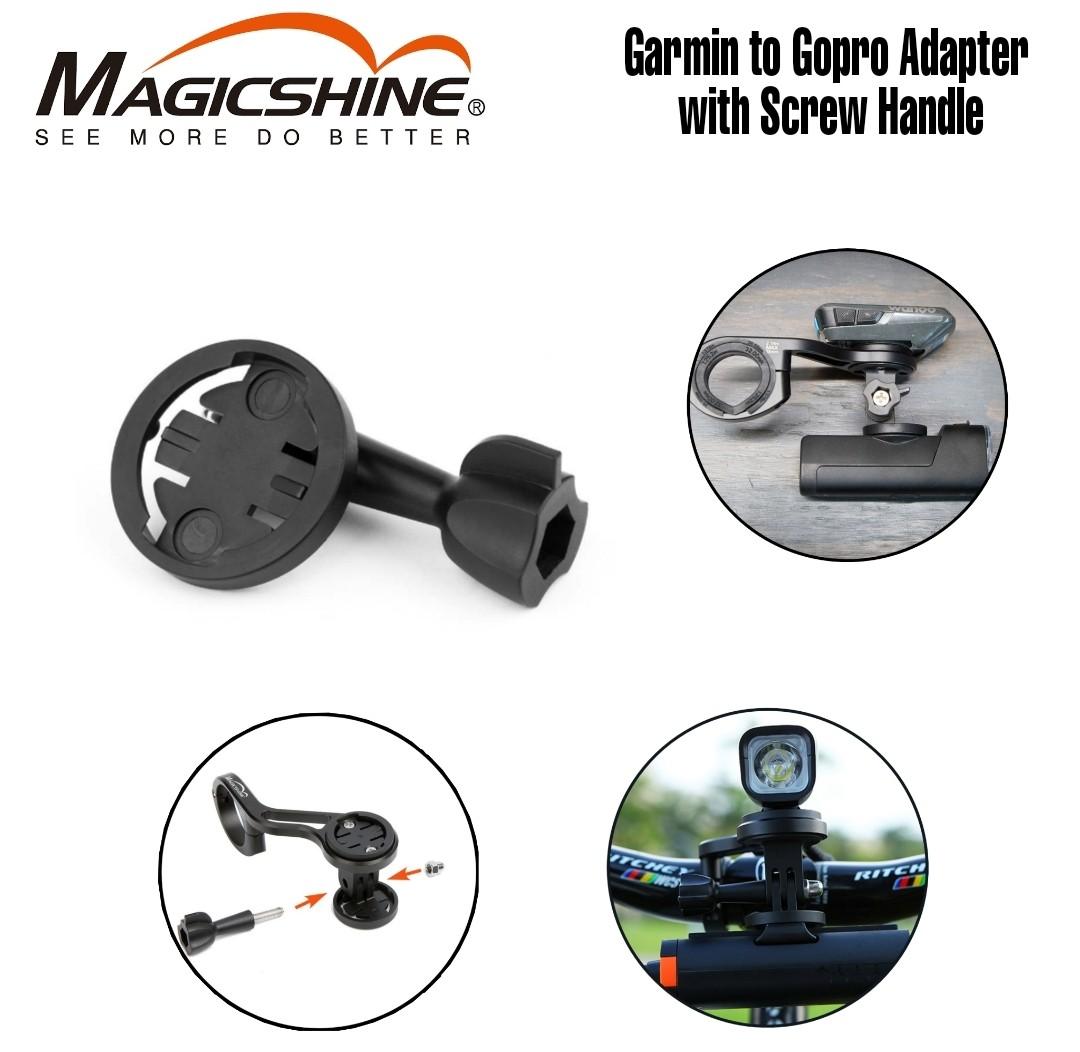 Magicshine MJ-6273 Garmin to Gopro Adapter with Screw Handle