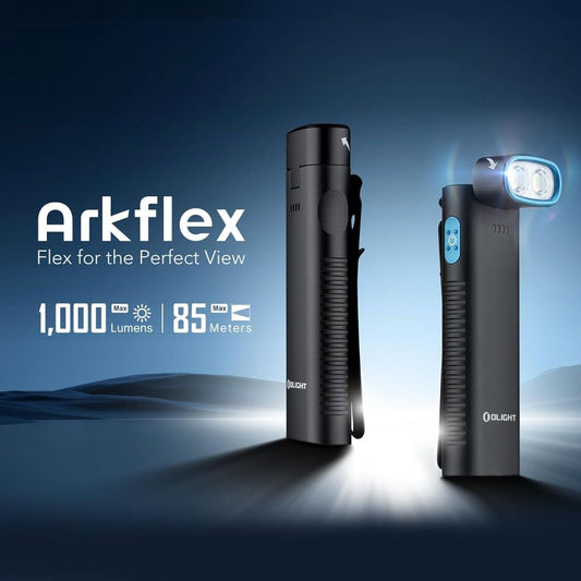 Olight Arflex 90° Degree Rotating Head EDC Flashlight