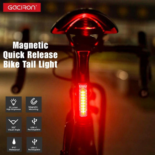Gaciron Magnetic Quick Release Bike Tail Light