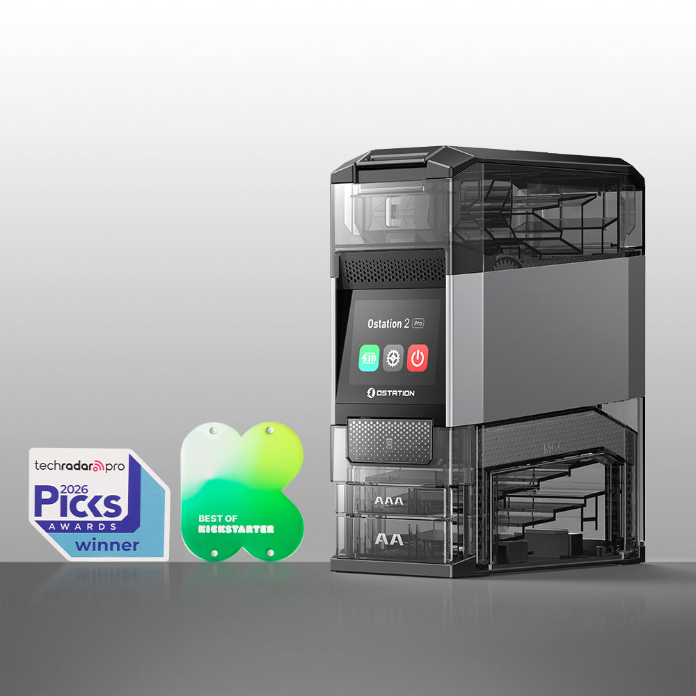 Ostation 2 Pro Series 3-in-1 Smart Battery Hub for AA & AAA Rechargeable Ni-MH & Li-ion Batteries