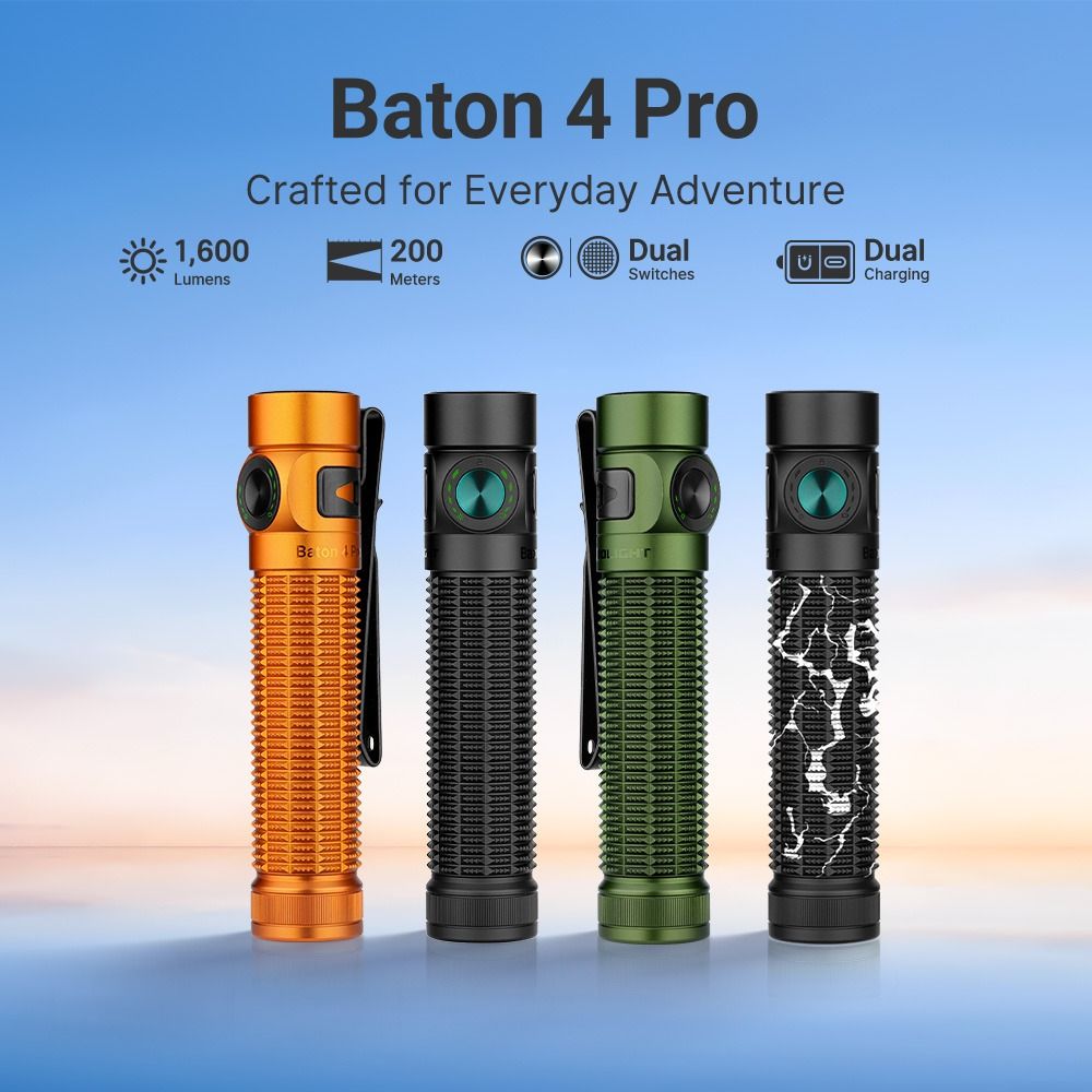 Olight Baton 4 Pro Compact LED Flashlight