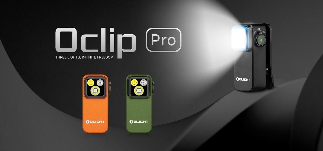 Olight Oclip Pro Clip-On Flashlight