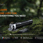 Fenix LD35R Flashlight With Tri-Color Secondary Side Lights
