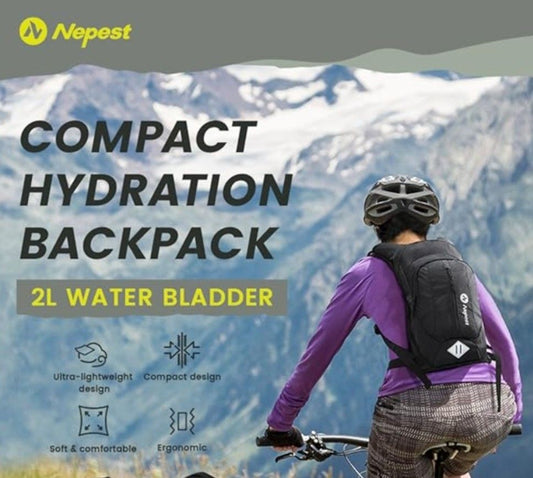 Nepest Lightweight Waterproof Hydration Backpack For Outdoor Activities