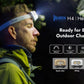 Wuben H4 Motion Sensor 3 Light Sources Headlamp (Black)