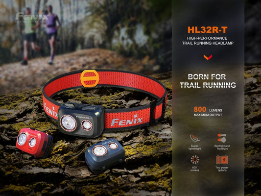 Fenix HL32R-T Lightweight Trail Running Headlamp