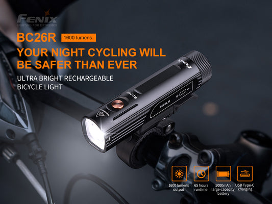 Fenix BC26R 1600 Lumens Bike Front Light