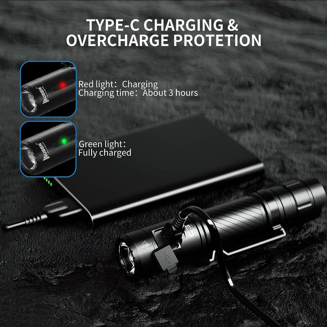 Wuben C3 Compact USB-C Rechargeable Flashlight