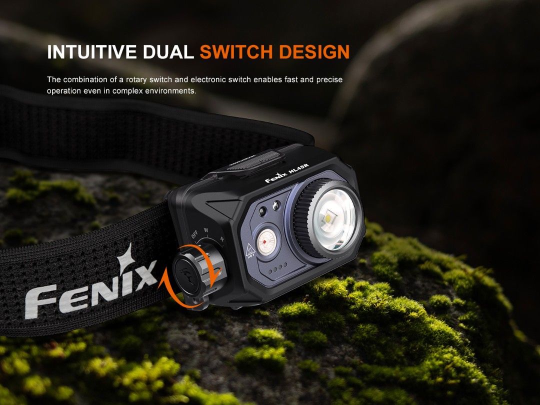 Fenix HL45R Focusing Gesture-Sensing Dual Light Sources Headlamp