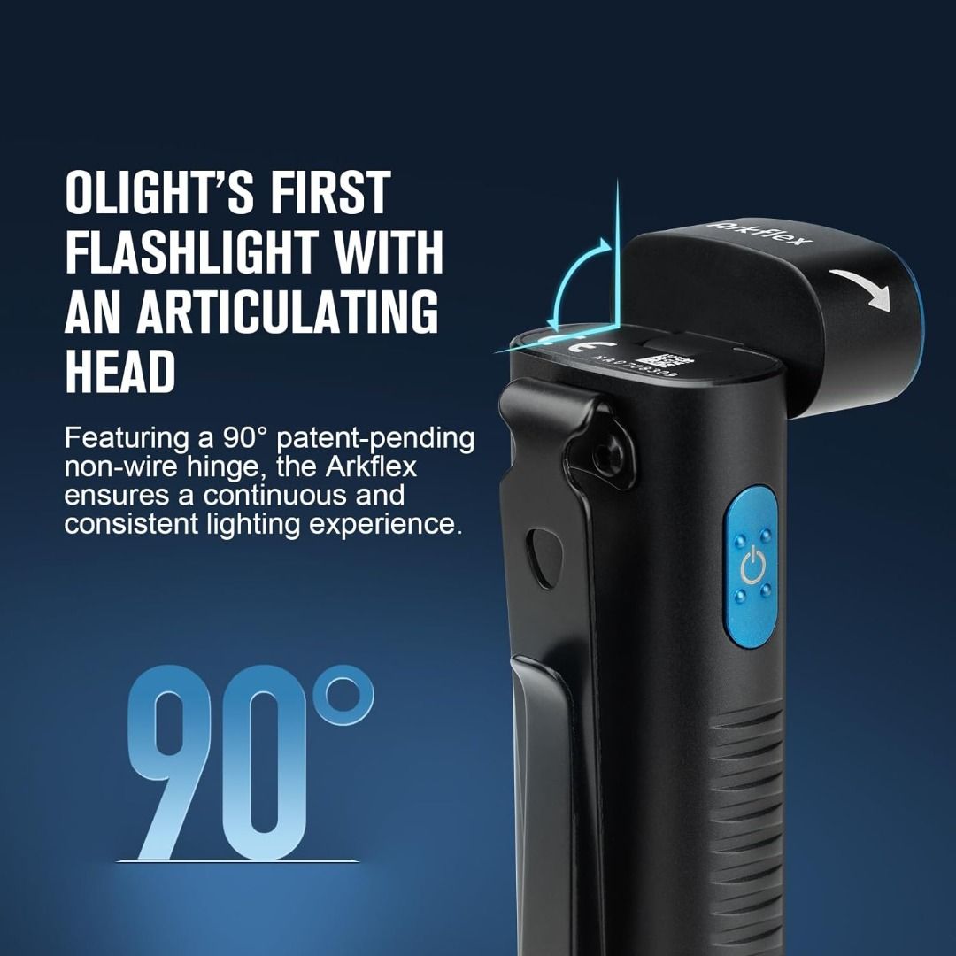 Olight Arflex 90° Degree Rotating Head EDC Flashlight