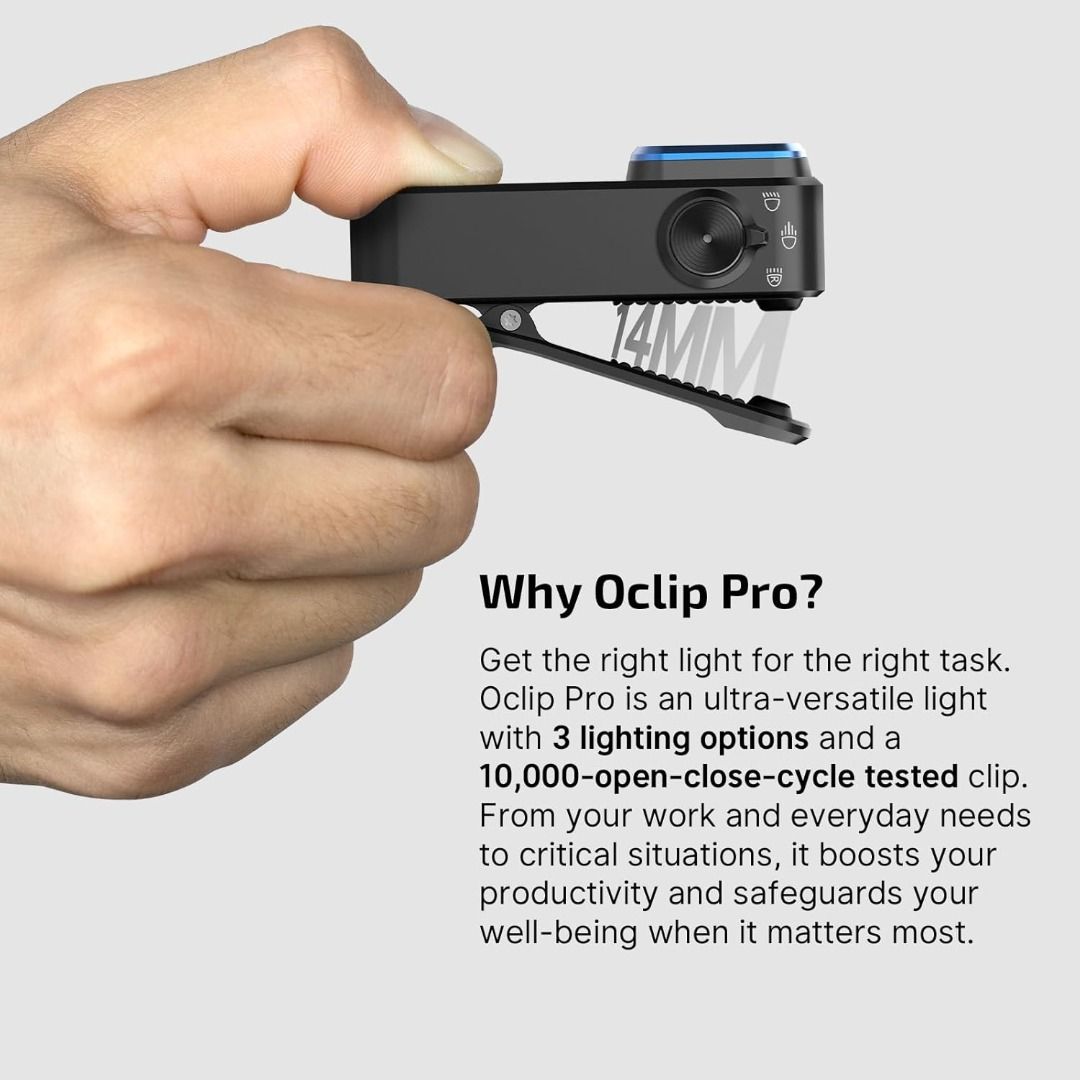 Olight Oclip Pro Clip-On Flashlight