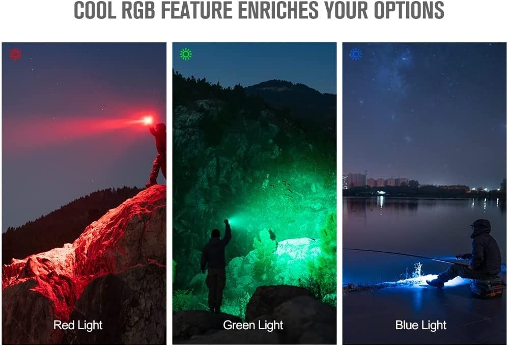 Olight Marauder Mini RGB Flashlight [7,000 Lumens, 600 Meters Throw]