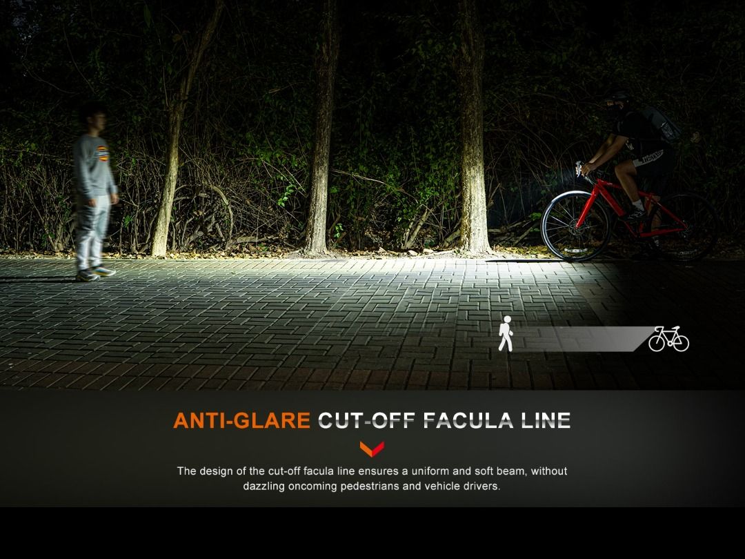 Fenix BC15R Lightweight Cut-Off Fabula Line Bicycle Light