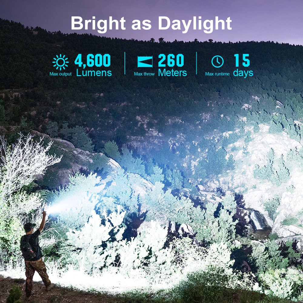 Olight Seeker 4 Pro [4,600 Lumens] Flashlight