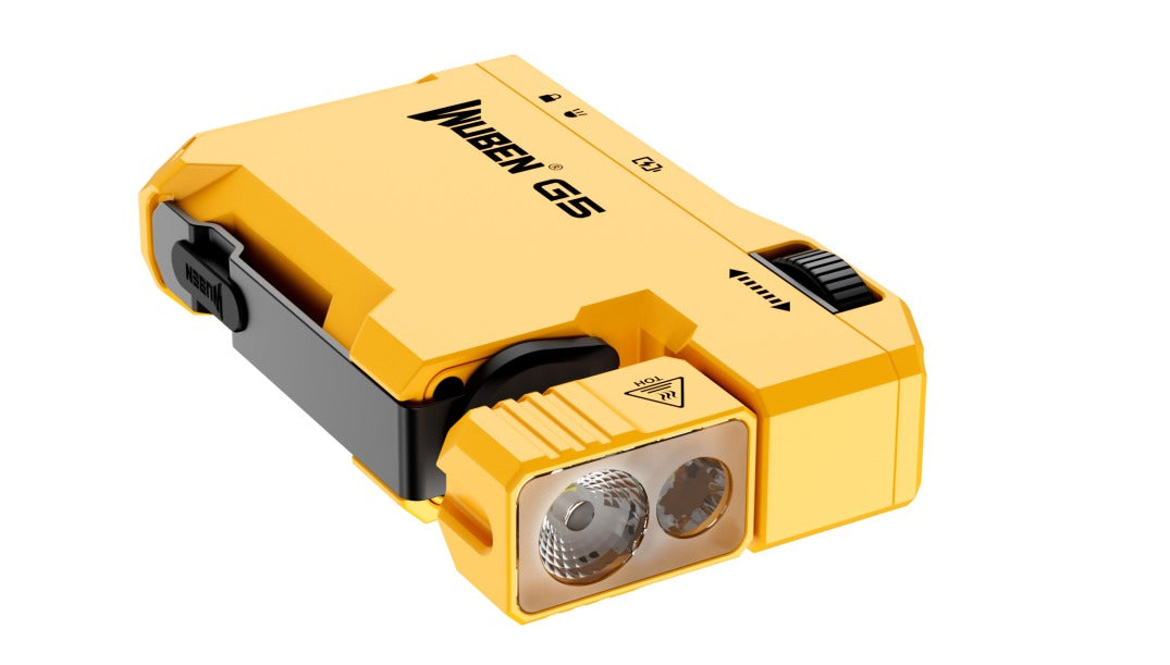 Wuben G5 Yellow Edition Multi-Color EDC Flashlight