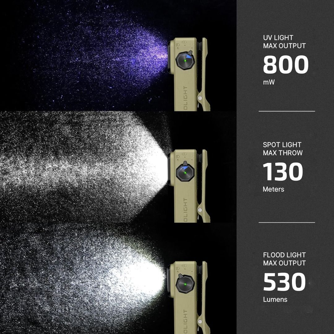Olight Oclip Ultra Clip-On EDC Flashlight