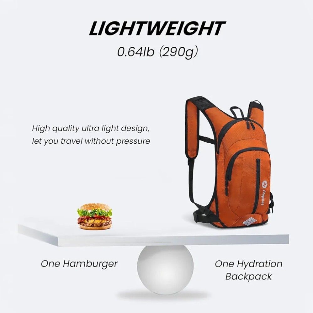 Nepest Lightweight Waterproof Hydration Backpack For Outdoor Activities