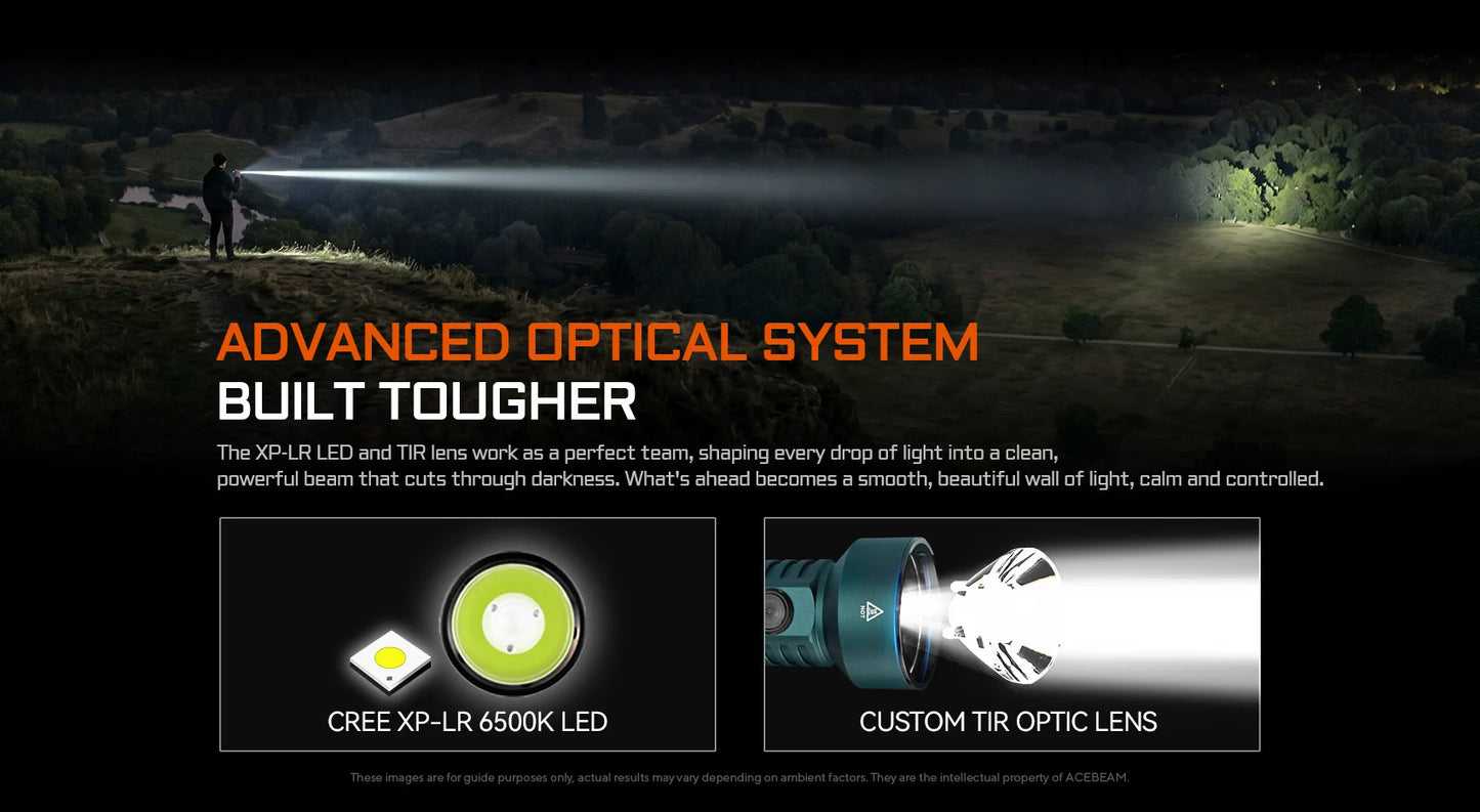 Acebeam E10 2.0 Long Range EDC Flashlight