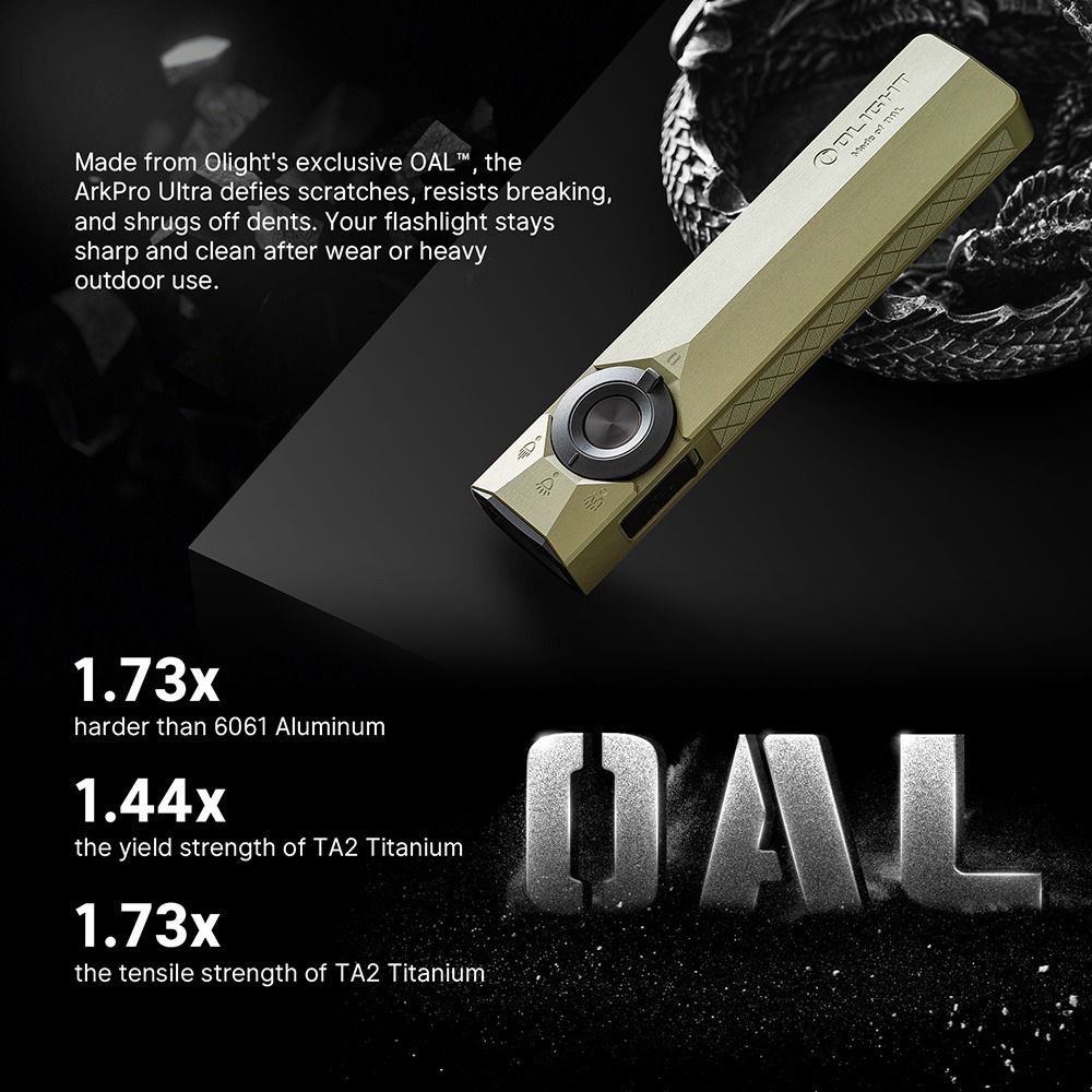 Olight Arkpro Ultra Triple Light Sources Dual Beam Distance EDC Flashlight