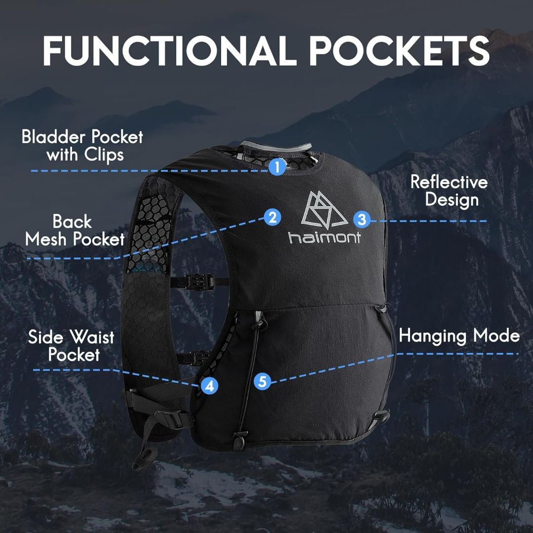 Haimont Ultra Lightweight Hydration Running Vest