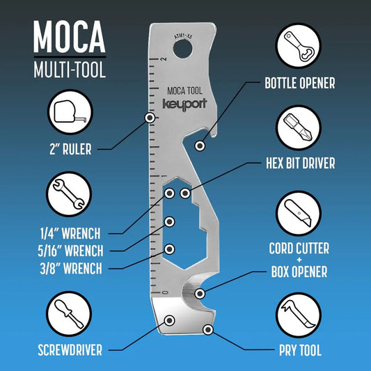 Keyport US Moca 10-in-1 Keychain Multi-Tool