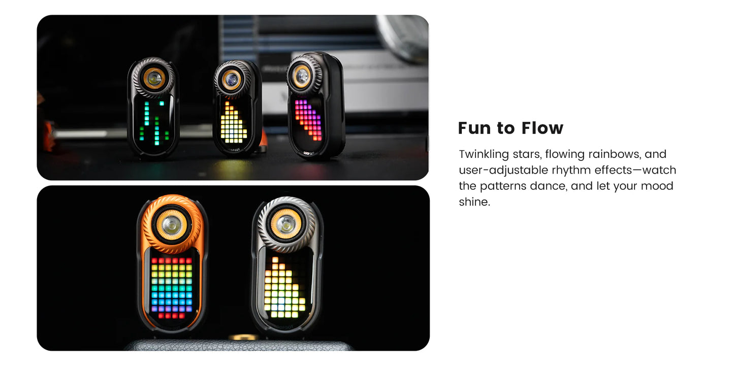 Loop Gear Loopdot Pixel Display EDC Fidget Flashlight