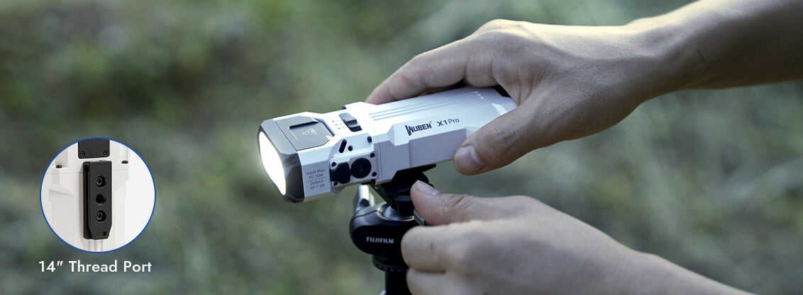 Wuben X1Pro 12300 Lumens Rechargeable Power Bank EDC Flashlight