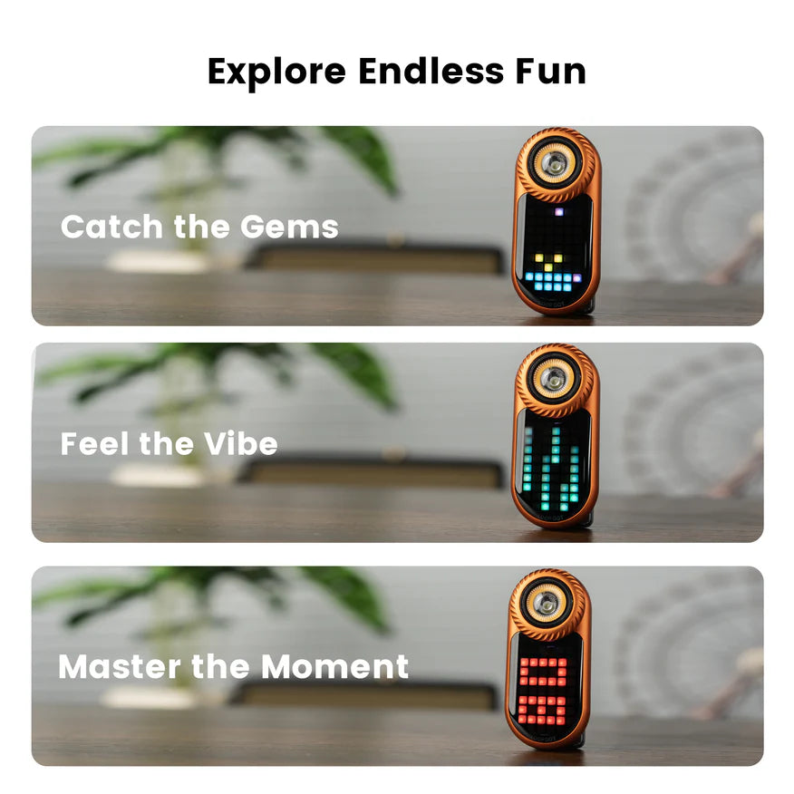 Loop Gear Loopdot Pixel Display EDC Fidget Flashlight